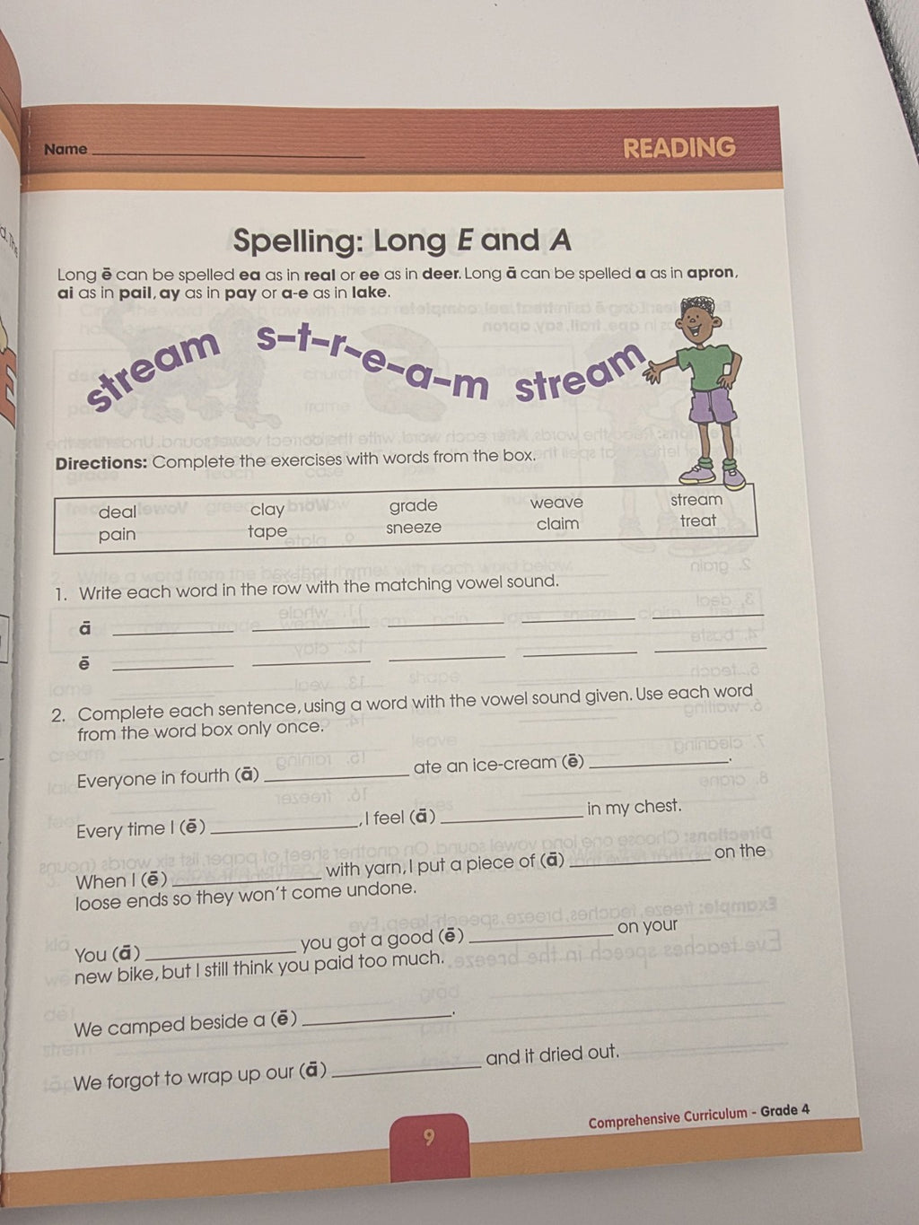 Carson-Dellosa Comprehensive Curriculum Basic Skills Grade 4 w/ Answer Key (New)