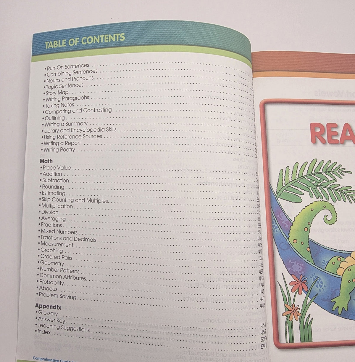 Carson-Dellosa Comprehensive Curriculum Basic Skills Grade 4 w/ Answer Key (New)