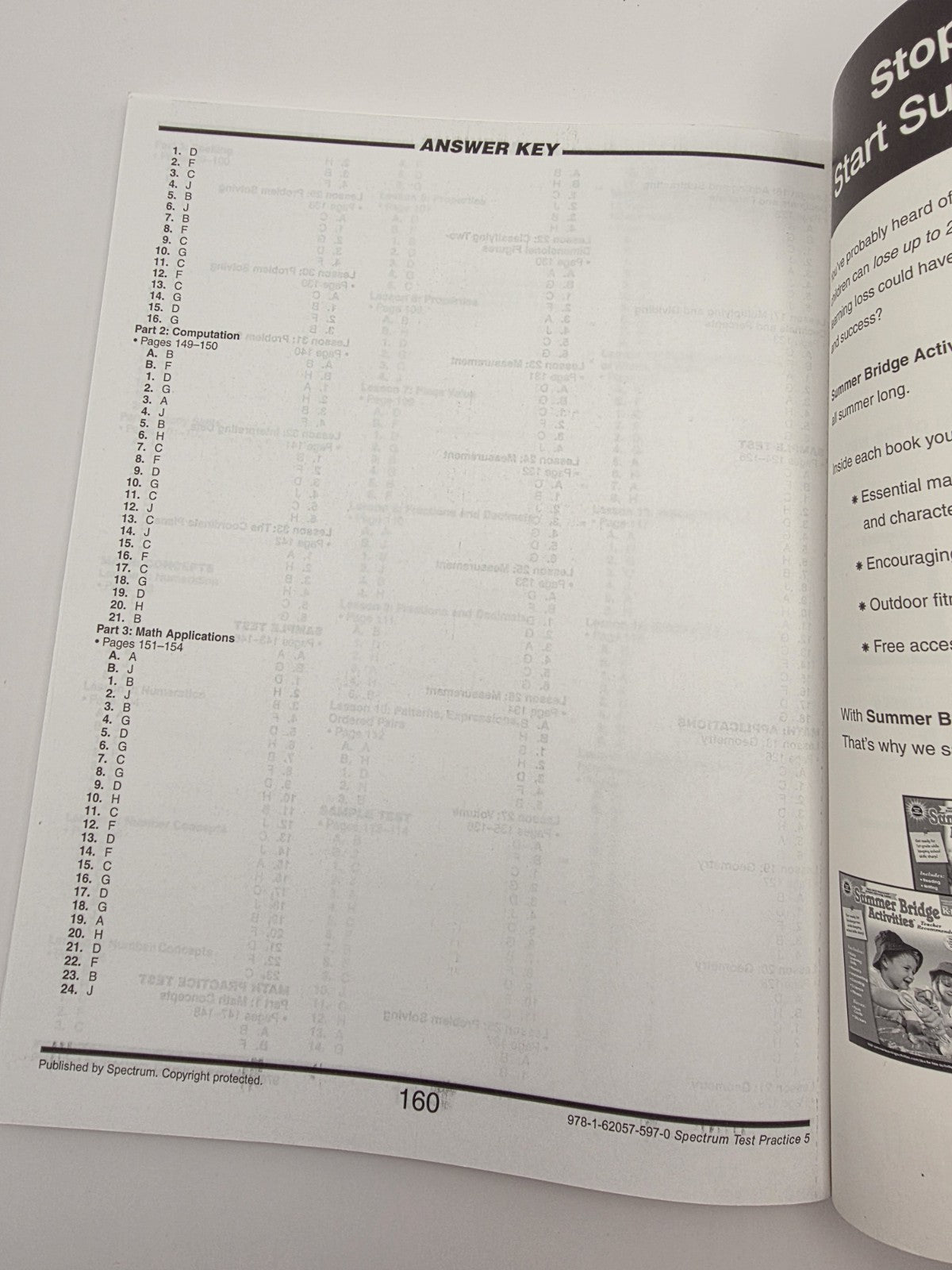 Spectrum Test Practice Grade 5 Reproducible Workbook (New)