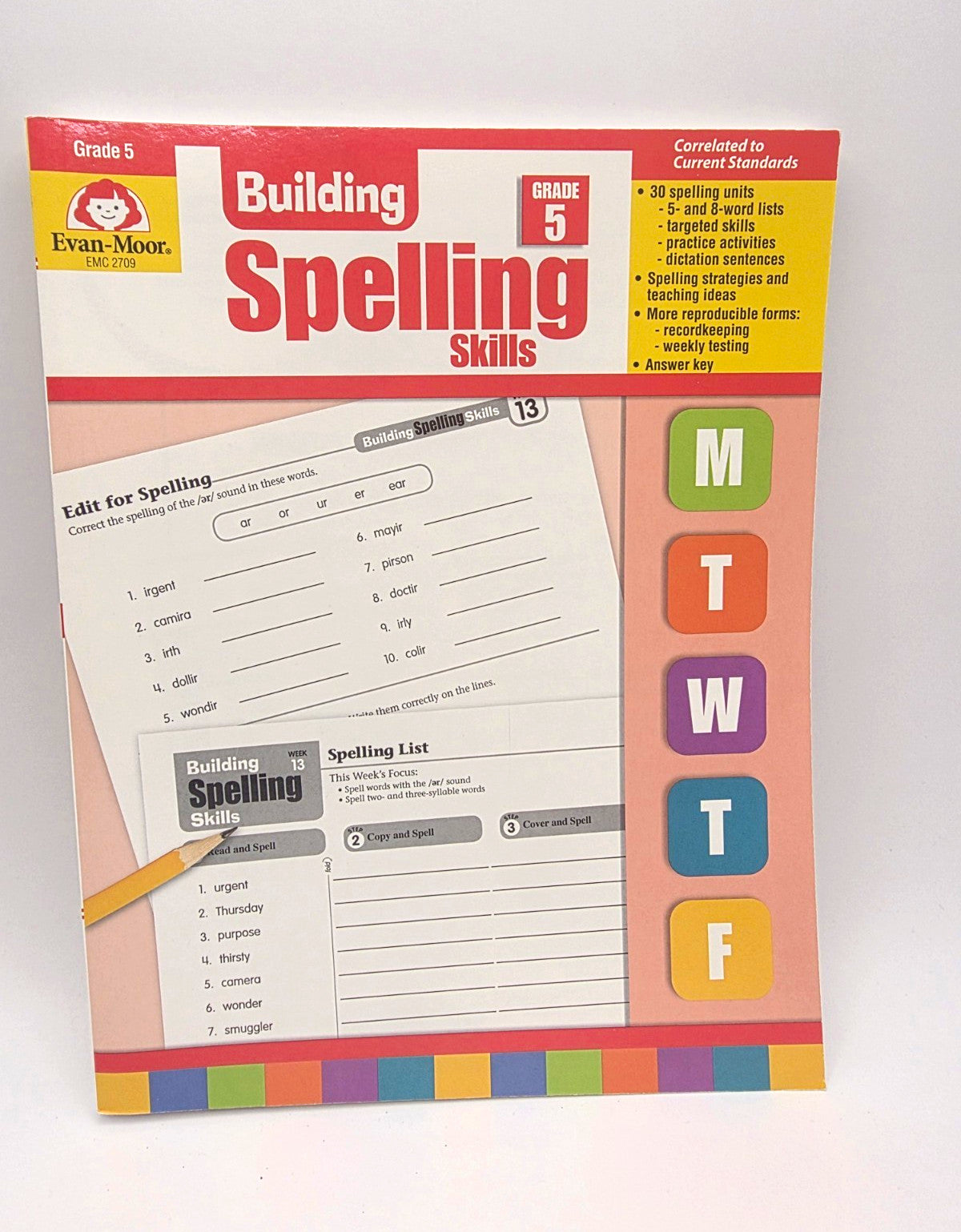 Evan-Moor Daily Practice Building Spelling Skills Grade 5 (New)