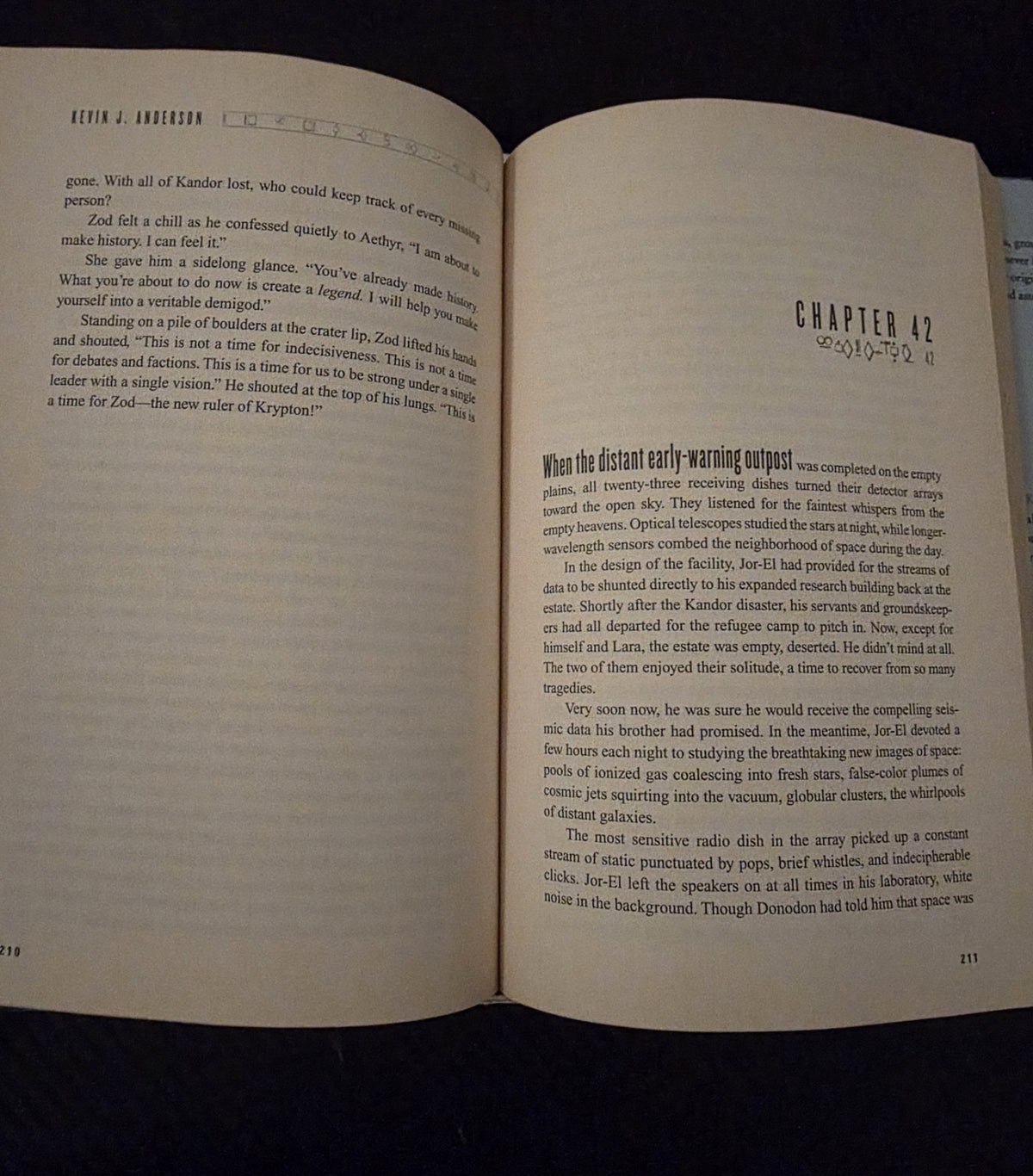 The Last Days of Krypton - Kevin J. Anderson Hardcover 2007 HarperCollins Sci-Fi