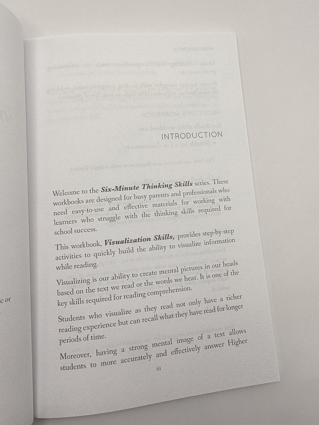 Happy Frog Press Visualization Skills for Reading Comprehension Workbook (New)