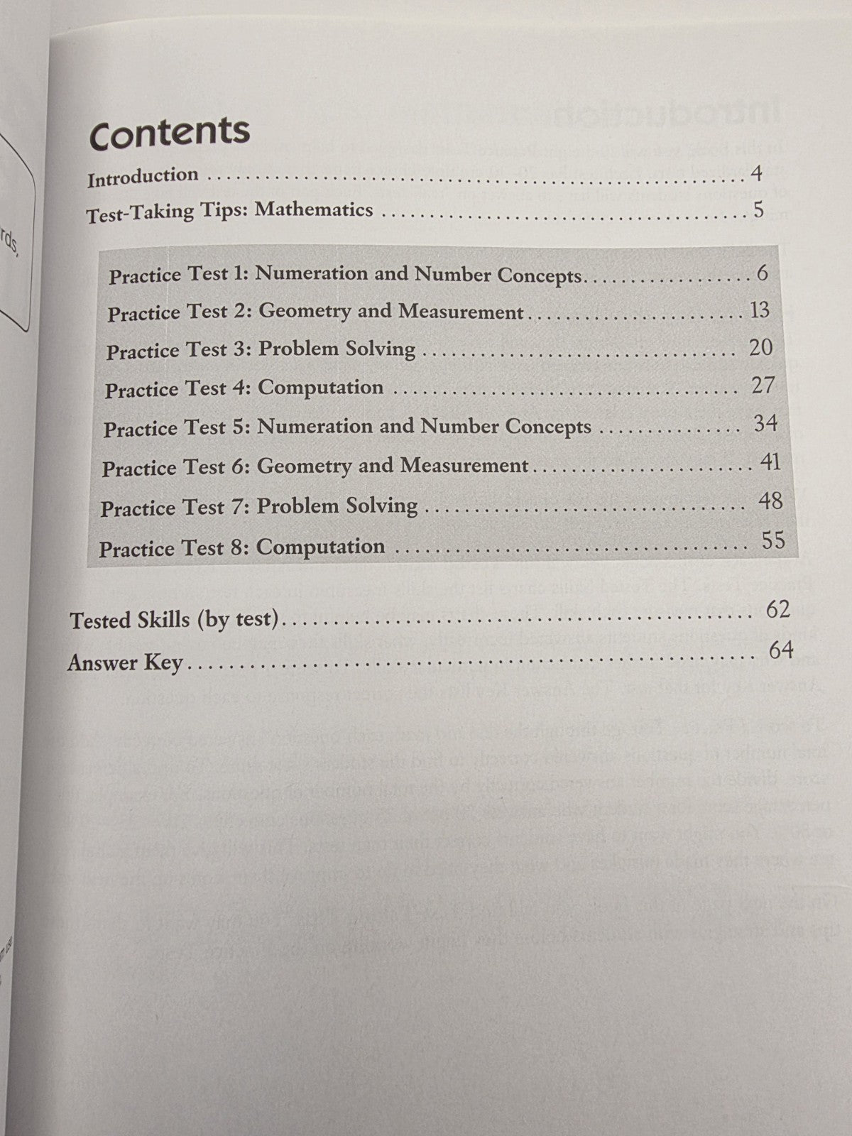 Scholastic Success With Math Tests Grade 4 Workbook 64 Pages (New)