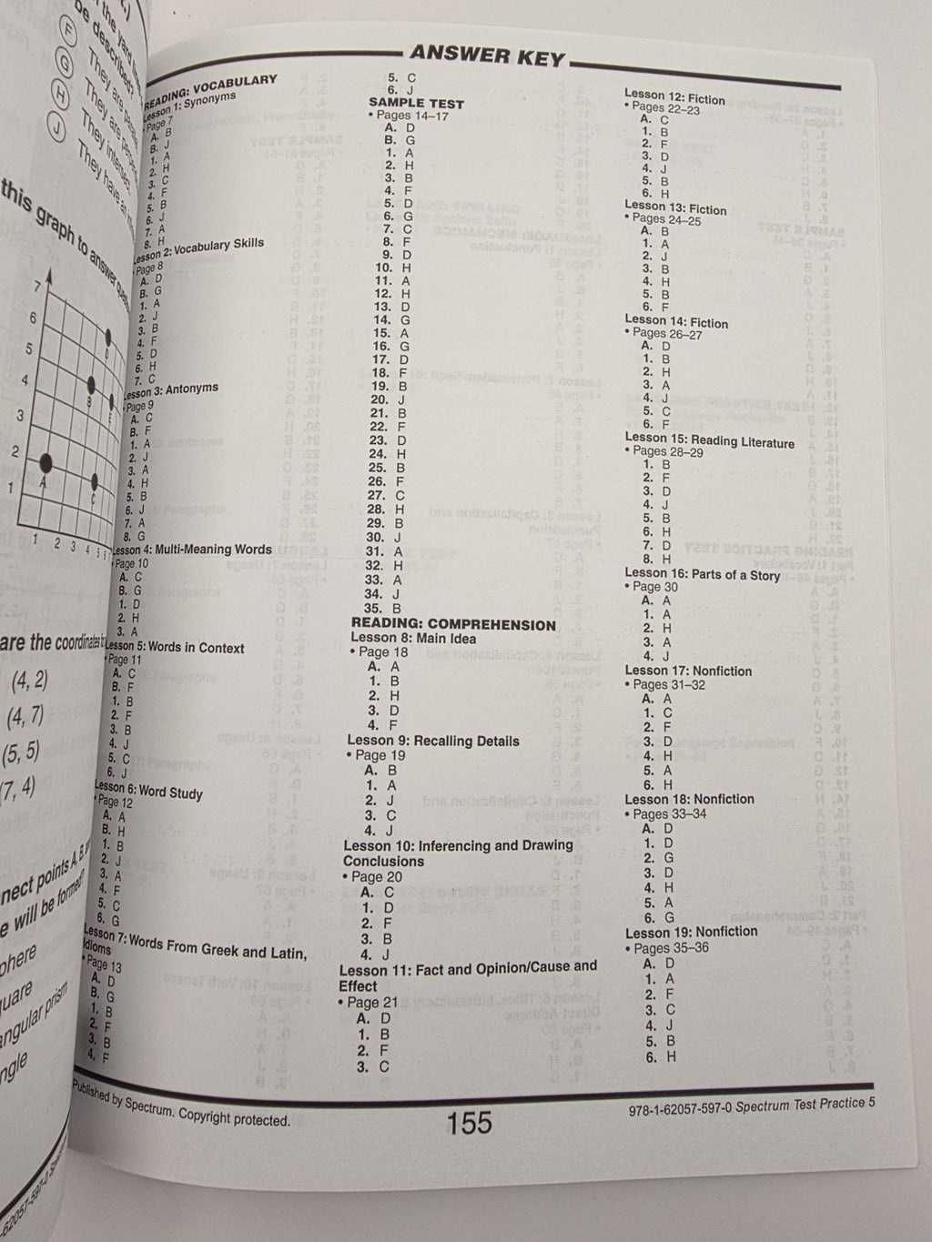 Spectrum Test Practice Grade 5 Reproducible Workbook (New)