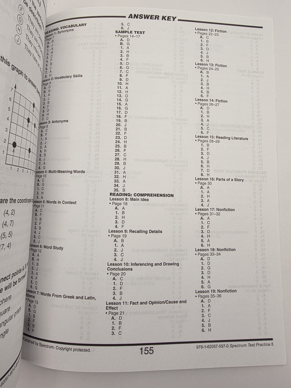 Spectrum Test Practice Grade 5 Reproducible Workbook (New)