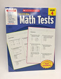 Scholastic Success With Math Tests Grade 4 Workbook 64 Pages (New)