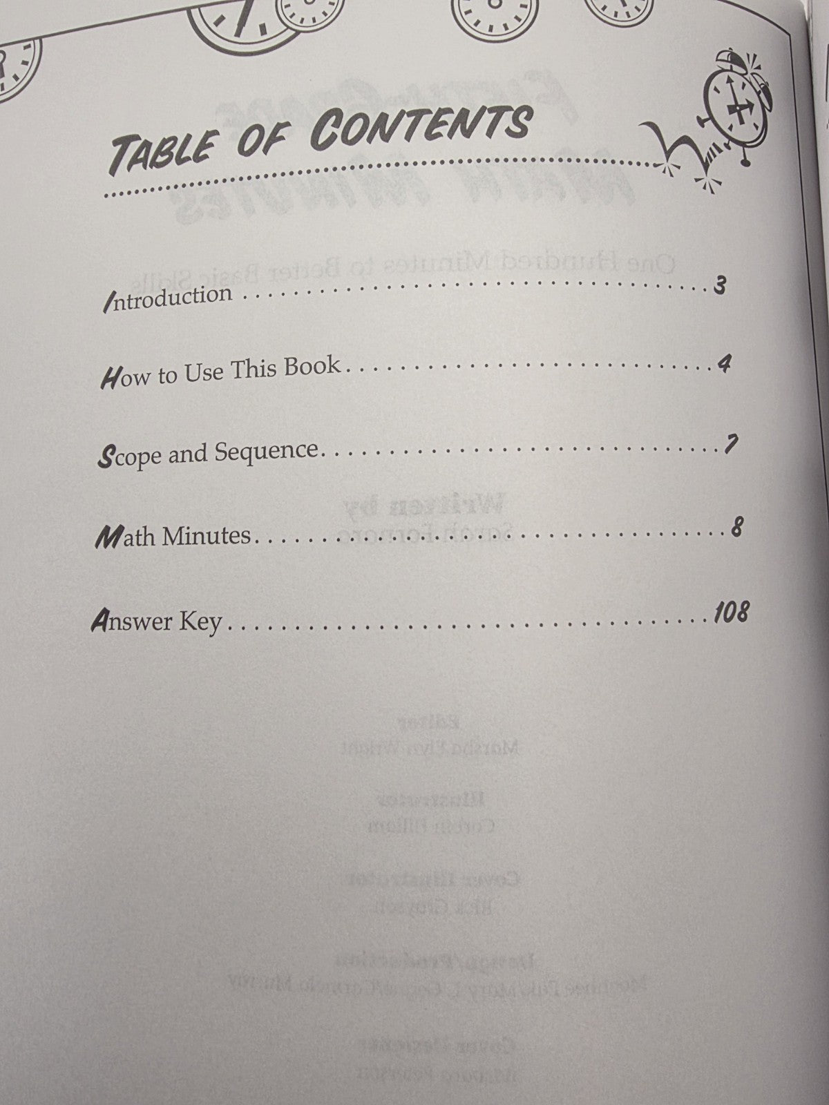 Fifth-Grade Math Minutes Grade 5 with Answer Key (New)