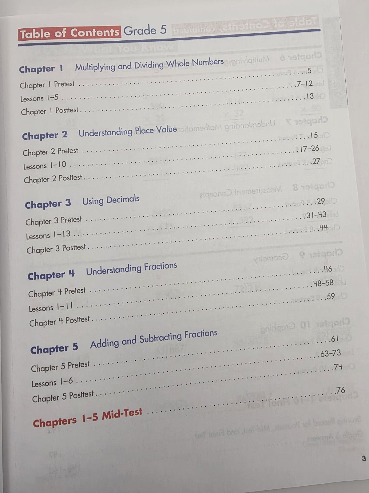 Spectrum Math Grade 5 Workbook Paperback with Answer Key 160 Pages (New)