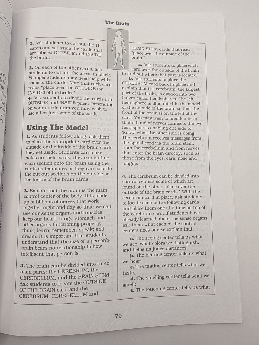 Scholastic The Body Book Easy-to-Make Hands-on Models That Teach (New)