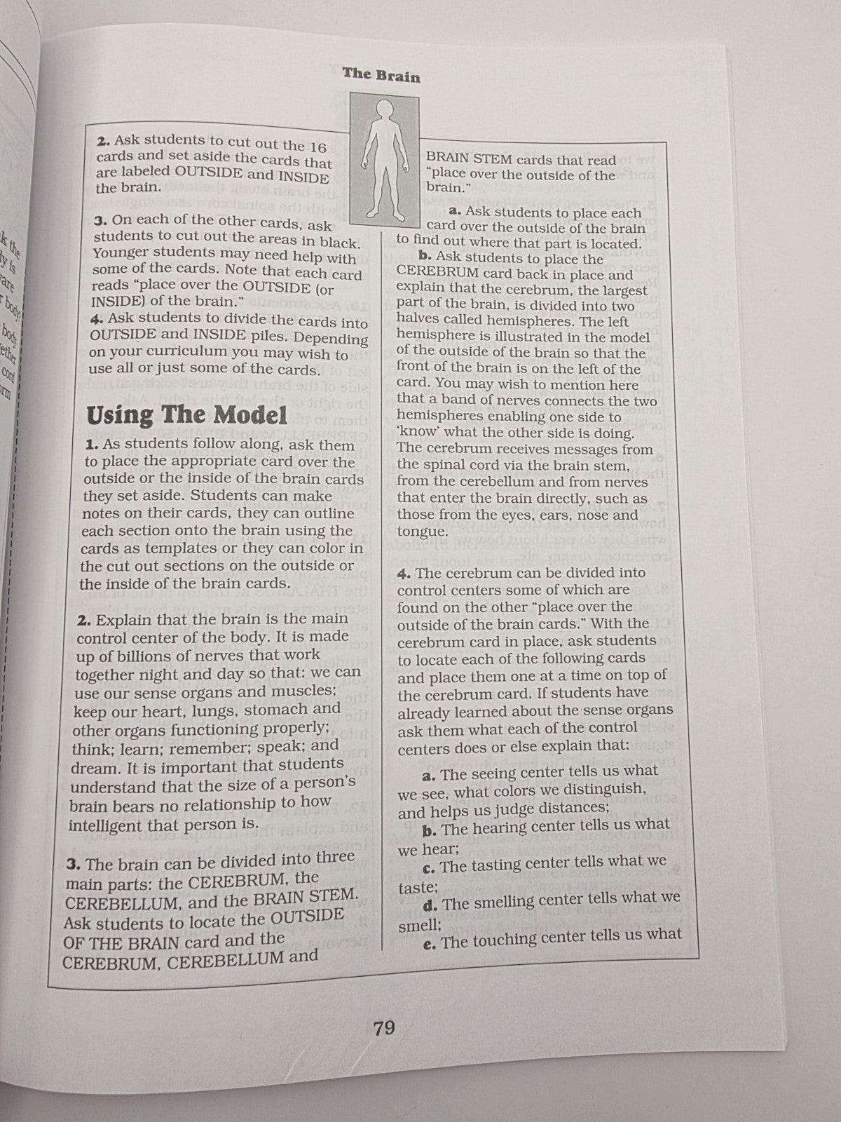 Scholastic The Body Book Easy-to-Make Hands-on Models That Teach (New)
