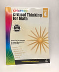 Spectrum Critical Thinking for Math Grade 4 Workbook with Answer Key (New)