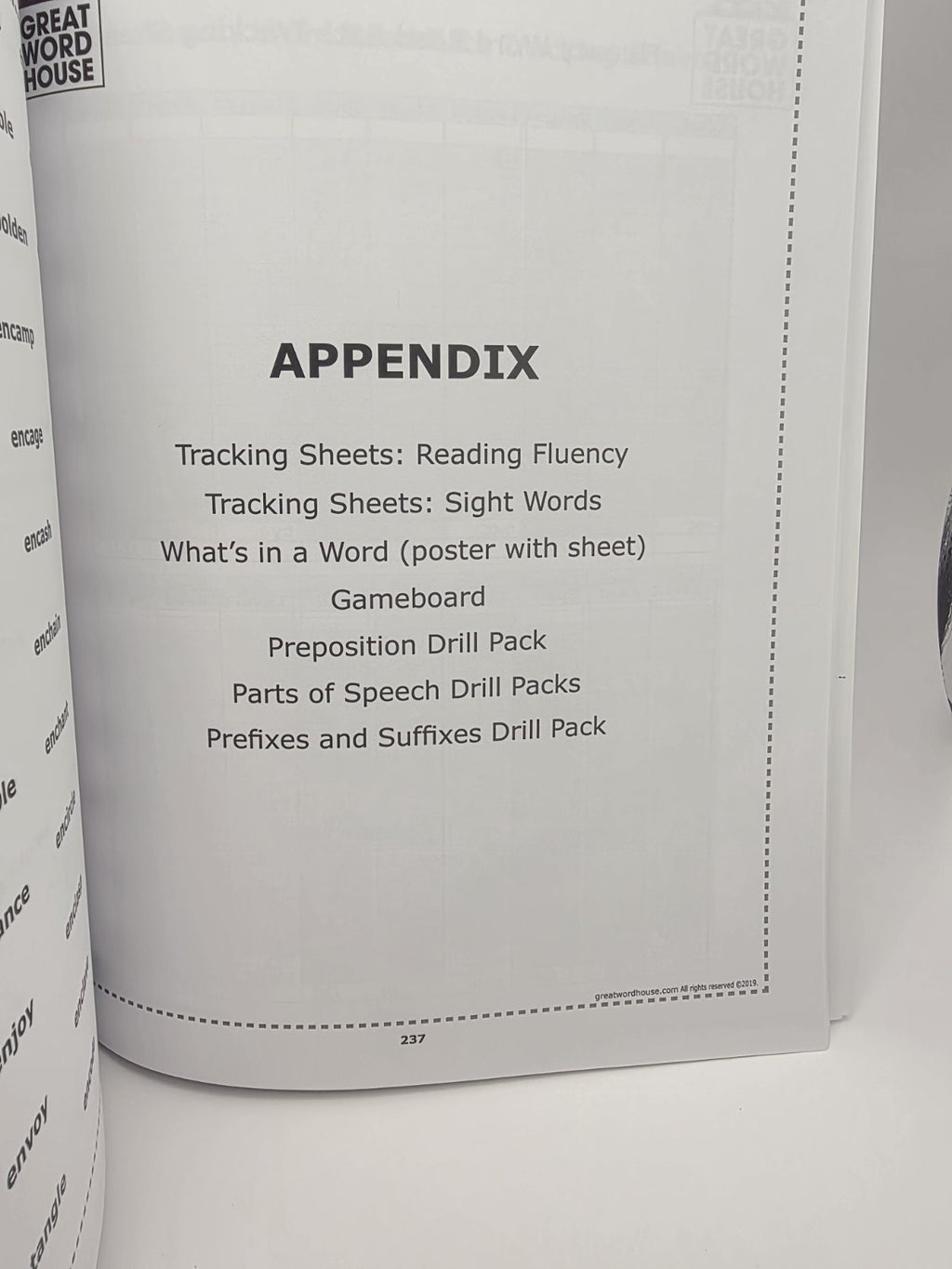 Great Word House Fluency Word Lists Levels 1-12 237 page Resource for Dyslexia