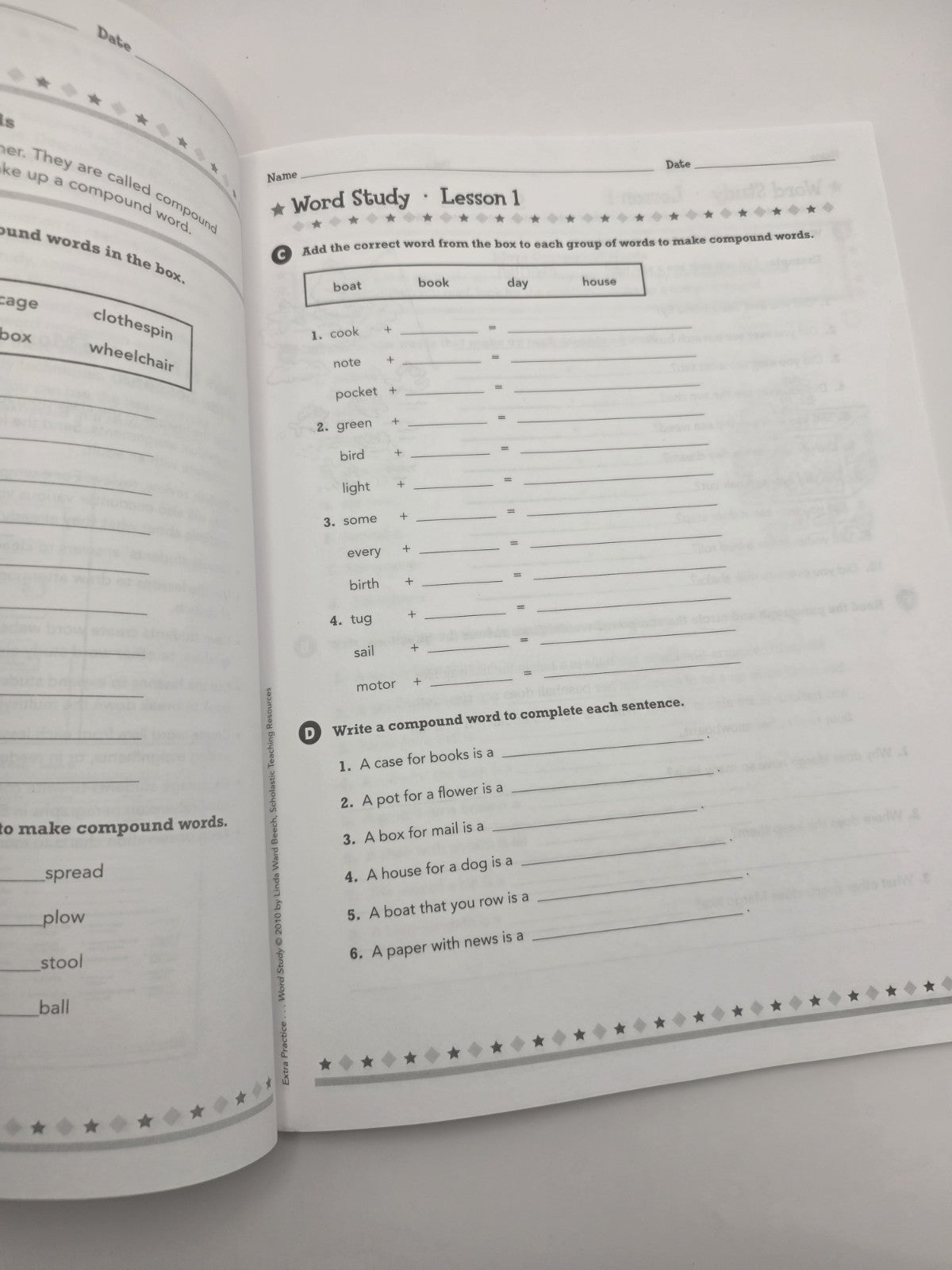Scholastic Extra Practice Struggling Readers Word Study Grades 3-6 (New)