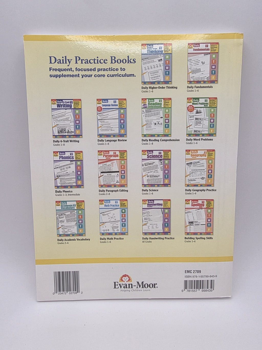 Evan-Moor Daily Practice Building Spelling Skills Grade 5 (New)