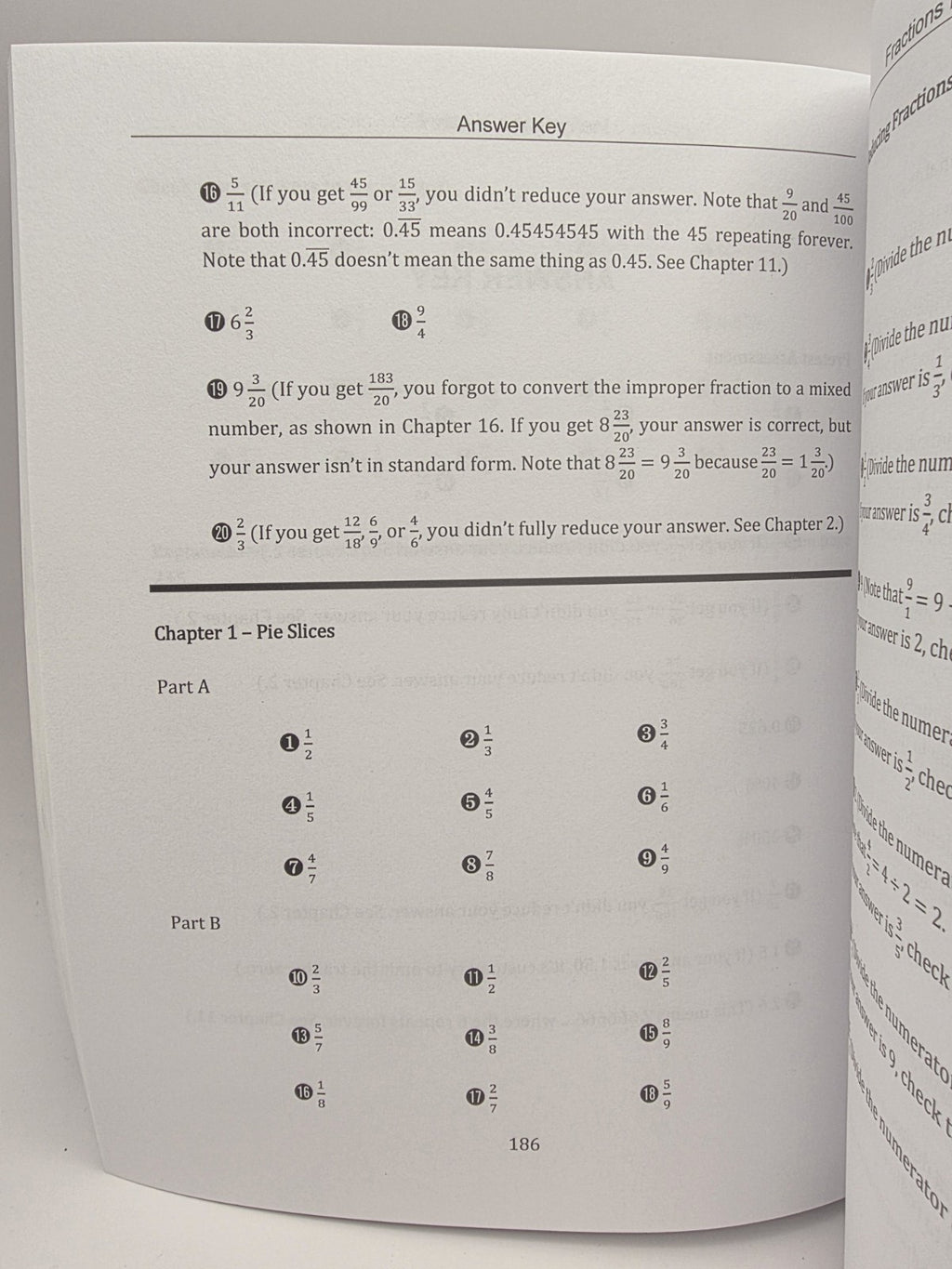 Fractions Essentials Workbook with Answer Key Chris McMullen (New)