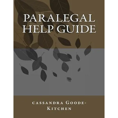 paralegal help guide: legal