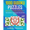 1000 Sudoku Puzzles Medium to Hard difficulty