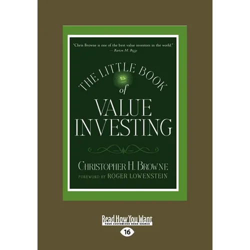 The Little Book of Value Investing (Large Print 16pt)
