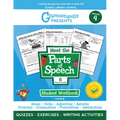 The Parts of Speech Workbook, Grade 4