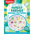 Super Sticker Forest Friends Hidden Pictures: 64-Page Puzzle Book for Kids 6-9 with Classic Hidden Pictures Puzzles, Woodland Animals, Gnomes and Shim