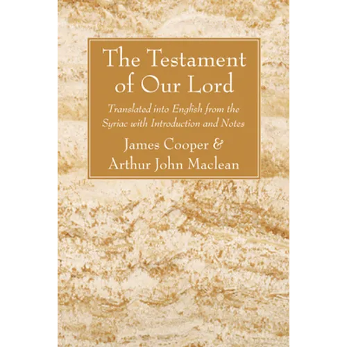 The Testament of Our Lord