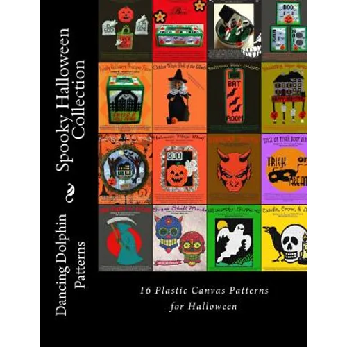 Spooky Halloween Collection: 16 Plastic Canvas Patterns for Halloween