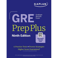 GRE Prep Plus, Ninth Edition (2026): Includes 6 Practice Tests, 1500+ Practice Questions + Online Access to a 500+ Question Bank, Video Tutorials, and