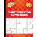 Make Your Own Comic Book: Art and Drawing Comic Strips, Great Gift for Creative Kids Red